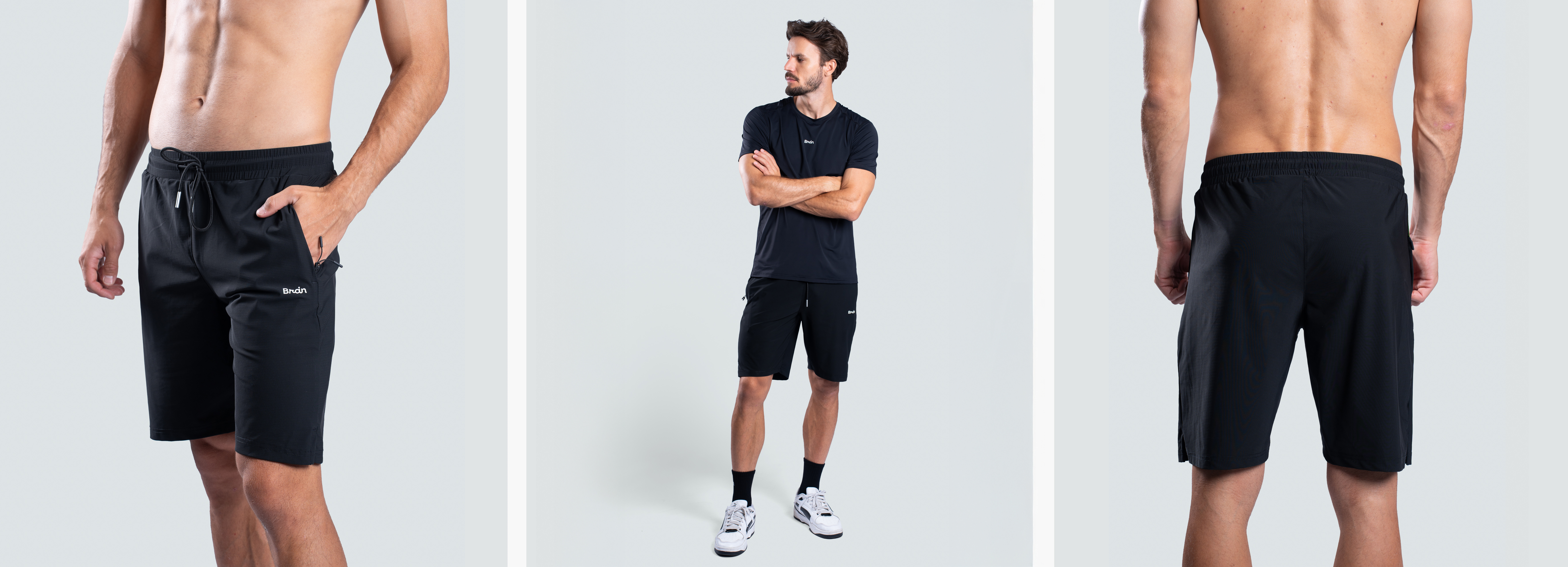 pantaloncini neri principali